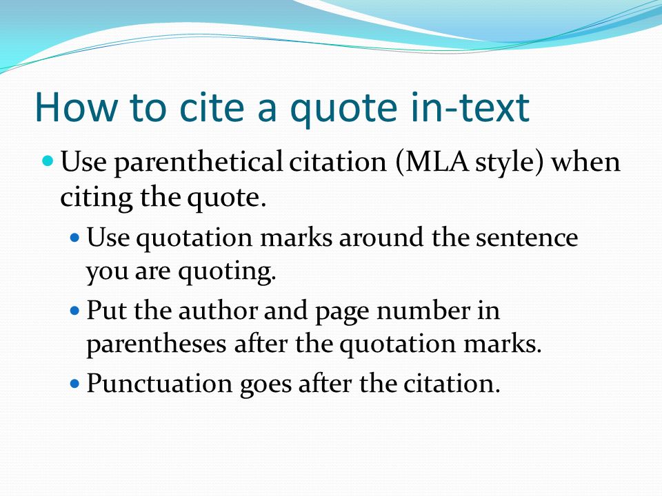 How to Do Quotes on an Argumentative Essay in MLA Format